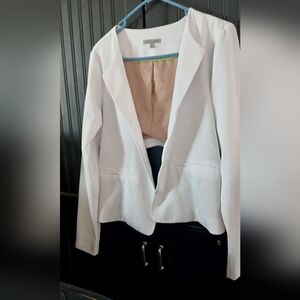 Elegant White Women's Blazer